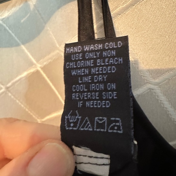 Beautiful Eva Blue black and blue dress, size 12 - Picture 4 of 6